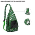 thumbnail image 2 of Llama Print Sling Backpack - Adorable Cartoon Alpaca Design Shoulder Bag, Fashionable Anti-Theft Pack for Commuters, 2 of 4