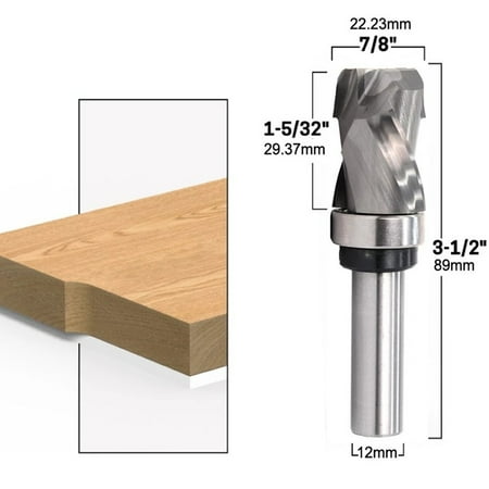 

Woodworking End Mill Cnc Router Bit Solid Carbide Bearing Compression Flush Trim
