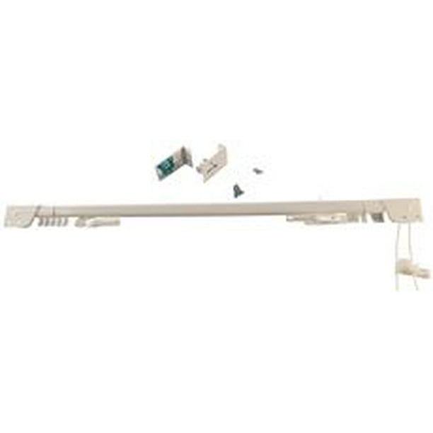 Levolor Traverse Drapery/Curtain Rod With Cord Center Close 84 In. To
