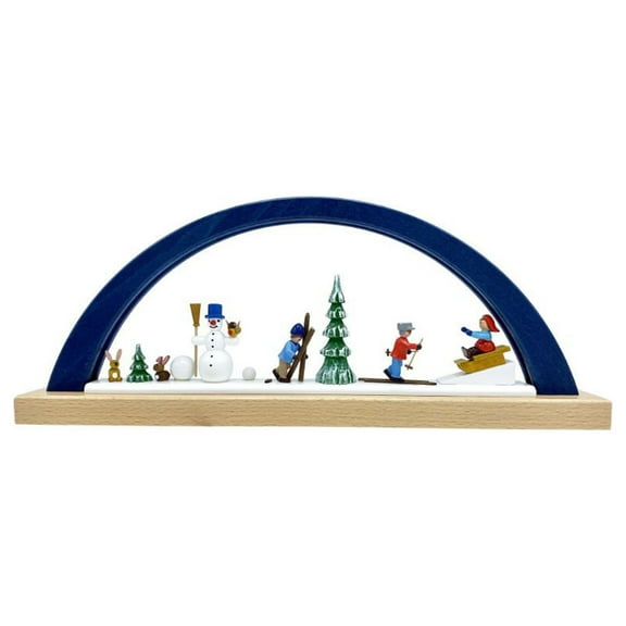 Alexander Taron 15.75" Richard Glaesser LED Winter Children Christmas Arch