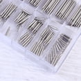 thumbnail image 2 of EeaseCA 360Pcs Durable Watch Repair Kit Watch Kit Bag Watch Strap Band Spring Bar Link Pin Remover Tool Repair Tools for Home Watchmaker (8MM-25MM Silver), 2 of 8