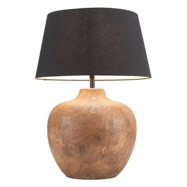 24.4 x 17.7 x 17.7 in. Basil Table Lamp, Black