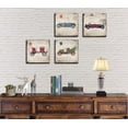 thumbnail image 2 of Classic Antique Cars Canvas Wall Art, Minimalist Retro Paintings Prints Decor Vintage Stamp Poster Modern Artwork Picture for Living Room Bedroom Decoration 16"x16", 2 of 6