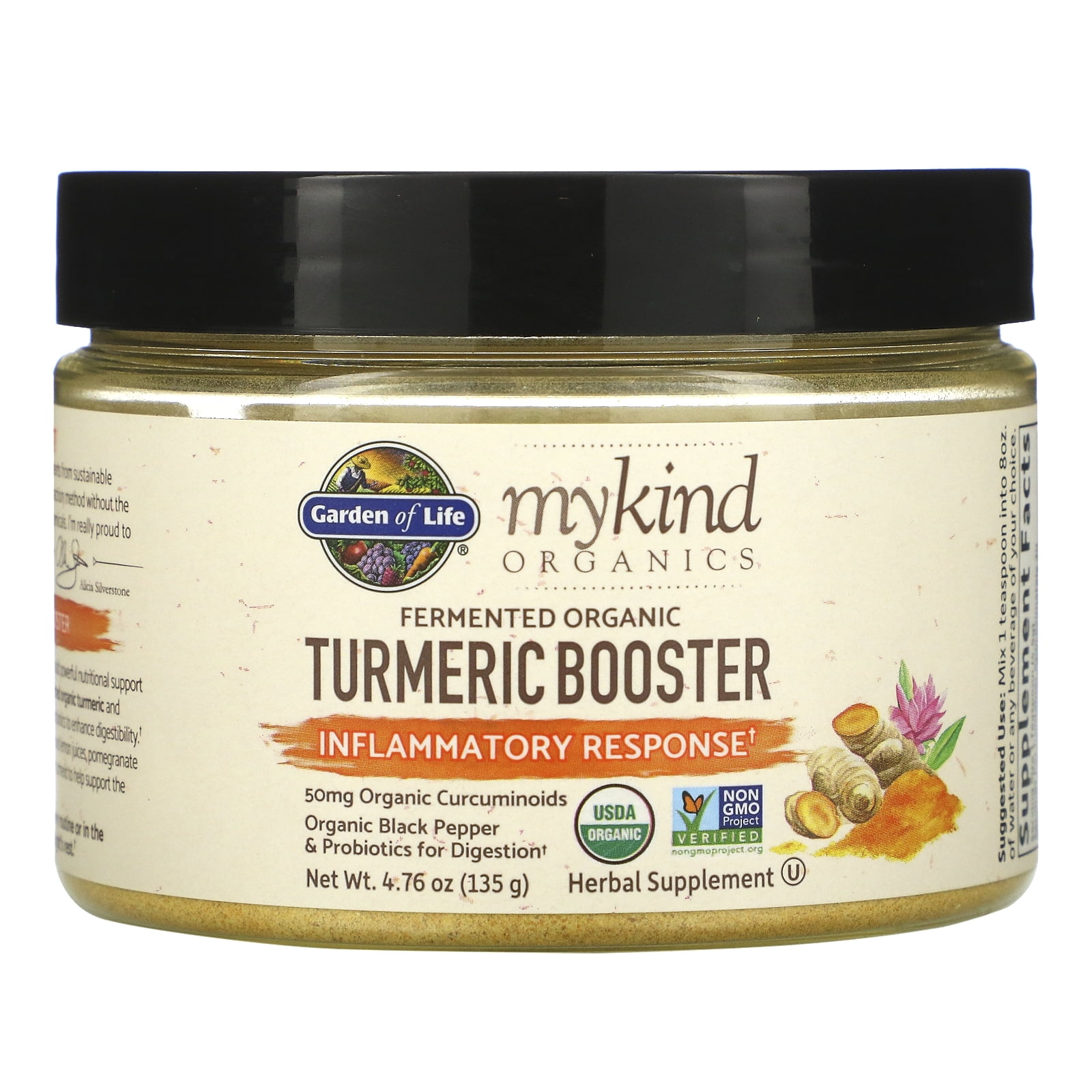 Garden of Life MyKind Organics, Fermented Organic Turmeric Boost