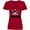 Red, variant on Inktastic Colorado Mountains and Clouds Women's V-Neck T-Shirt