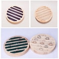 thumbnail image 3 of Bandeja de exhibición de anillo de madera, 6 ranuras redondas, soporte de almacenamiento de joyería para el hogar, organizador de exhibición Almacenamiento y organización del hogar Azul oscuro Injueey HA075732-03, 3 of 6