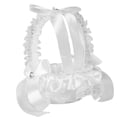 thumbnail image 4 of Cesta elegante para niña con flores de boda, mango cómodo, símbolo de amor, blanco europeo Estilo B Colcomx Cesta floral de boda, 4 of 7