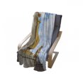 thumbnail image 4 of Paris Soft Flannel Fleece Blanket, Antique Golden Yellow Toned Sculptures Clouds Sky and Iconic Eiffel Tower Print, Cozy Plush for Indoor and Outdoor Use, 50" x 60", Blue and Yellow, by Ambesonne, 4 of 6