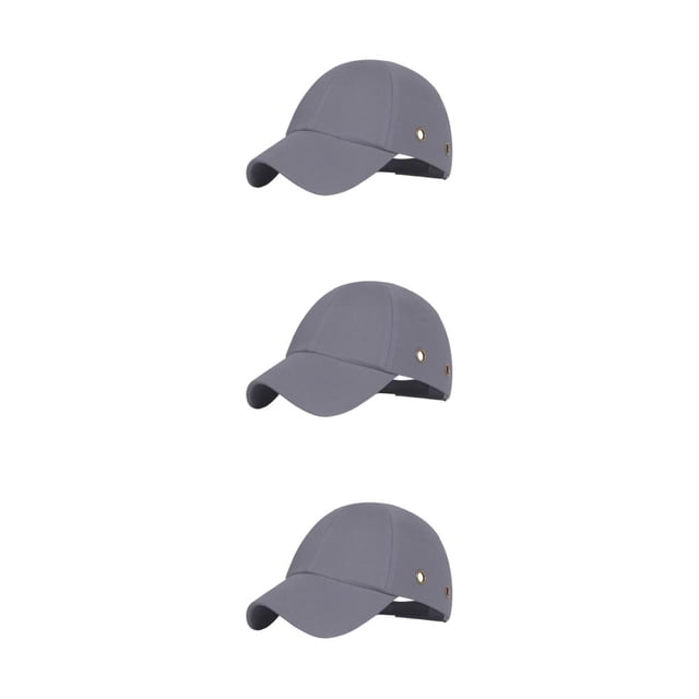 Thinsony Wide Application Baseball Hat Fashionable Adjustable Fit Multi-colors Baseball Bump Caps Gifts grey 3Set