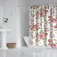 thumbnail image 3 of Waterproof Pioneer Shower Curtain 72x84 Inch Polyester Unique Cute Floral Shower Curtain for Bathroom Hotel Home Decor with 12 Plastic Hooks, 3 of 5