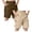 White 1PCS & Brown 1PCS, variant on XEGLSBU 2 Pack Boys Cargo Shorts with Drawstring Waist Pockets Casual Straight Leg 5 Inch Pants for Tween Size 9-10 Years