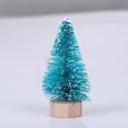 thumbnail image 6 of Keimprove Mini Christmas Tree Set 12 Pcs Miniature Artificial Pine Trees Sisal Snow Frost Trees with Wood Base for Winter Snow Miniature Scenes DIY Crafts Xmas Holiday Home Tabletop Decor, 6 of 7