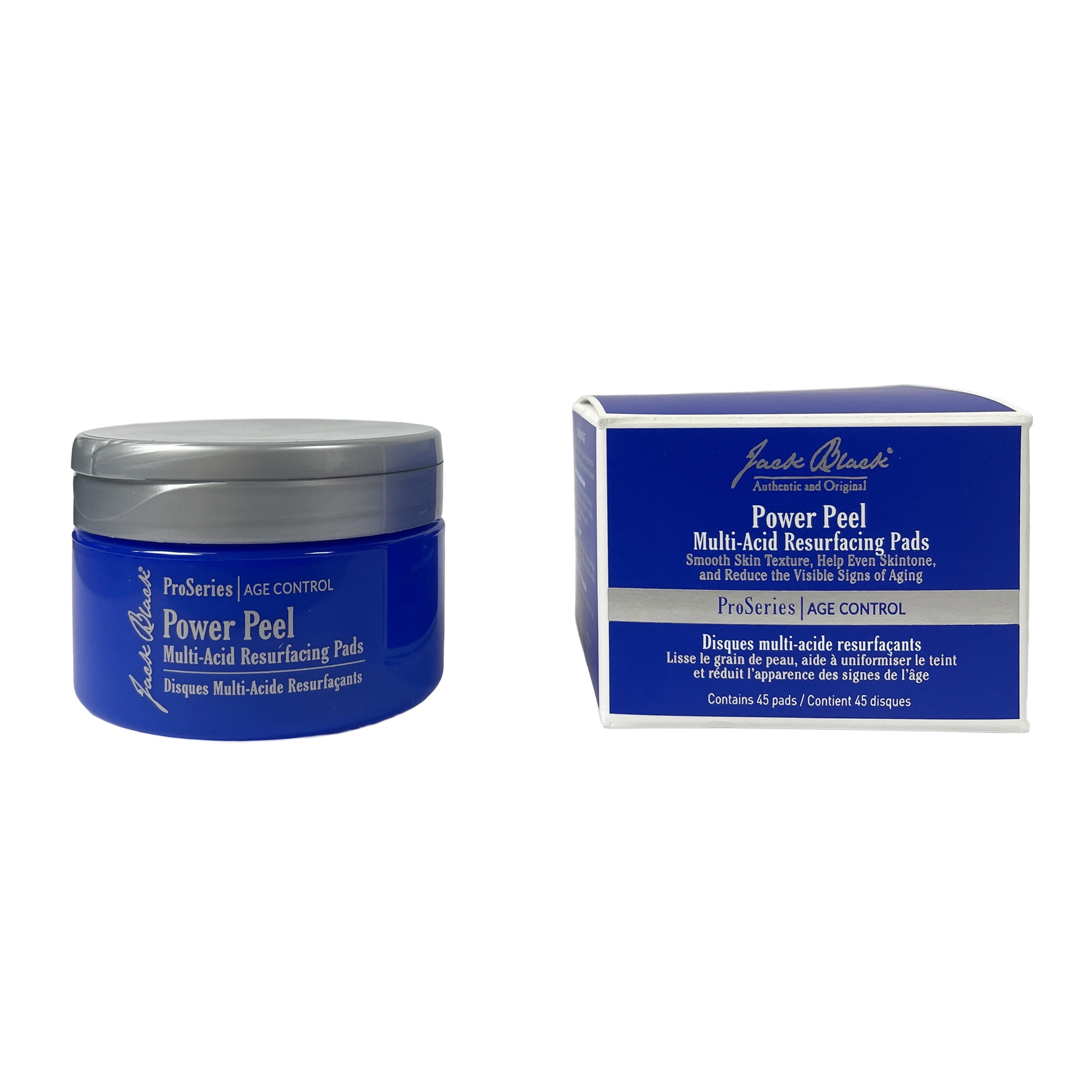 Jack Black Power Peel Multi-Acid Resurfacing Pads | 45 Pads