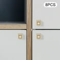thumbnail image 3 of 8 Pack Wholesale Gold Kitchen Handles Cabinet Knobs Square Drawer Pulls, 3 of 12