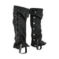 thumbnail image 1 of Pirate Boot Covers, Shoe Covers, Boot Covers, Durable Costume Props, Pirate Boot Black, 1 of 7