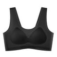thumbnail image 2 of Cavosen Lace Bras Back Smoothing Supportive Bras Push Up Solid Stretch Bralettes Wide Straps Breathable Sleep Underwear, 2 of 5