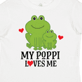 thumbnail image 4 of Inktastic My Poppi Loves Me Grandson Frog Boys Toddler T-Shirt, 4 of 5