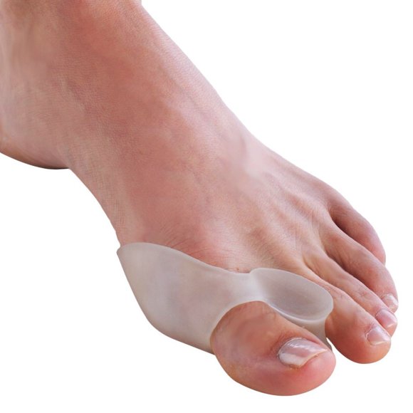 HappyStep 1 Paire de Séparateurs Toe en Gel, Grand Lisseur Toe, Correcteur d'Oignon, Grand Alignement Toe, Correcteur d'Hallux Valgus