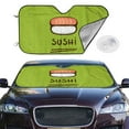 thumbnail image 2 of Kdxio Fresh Sushi Print Windshield Sun Shade,UV Rays and Sun Heat Protection,Sunshade for Car Windshield,Car Shade Front Windshield -, 2 of 6