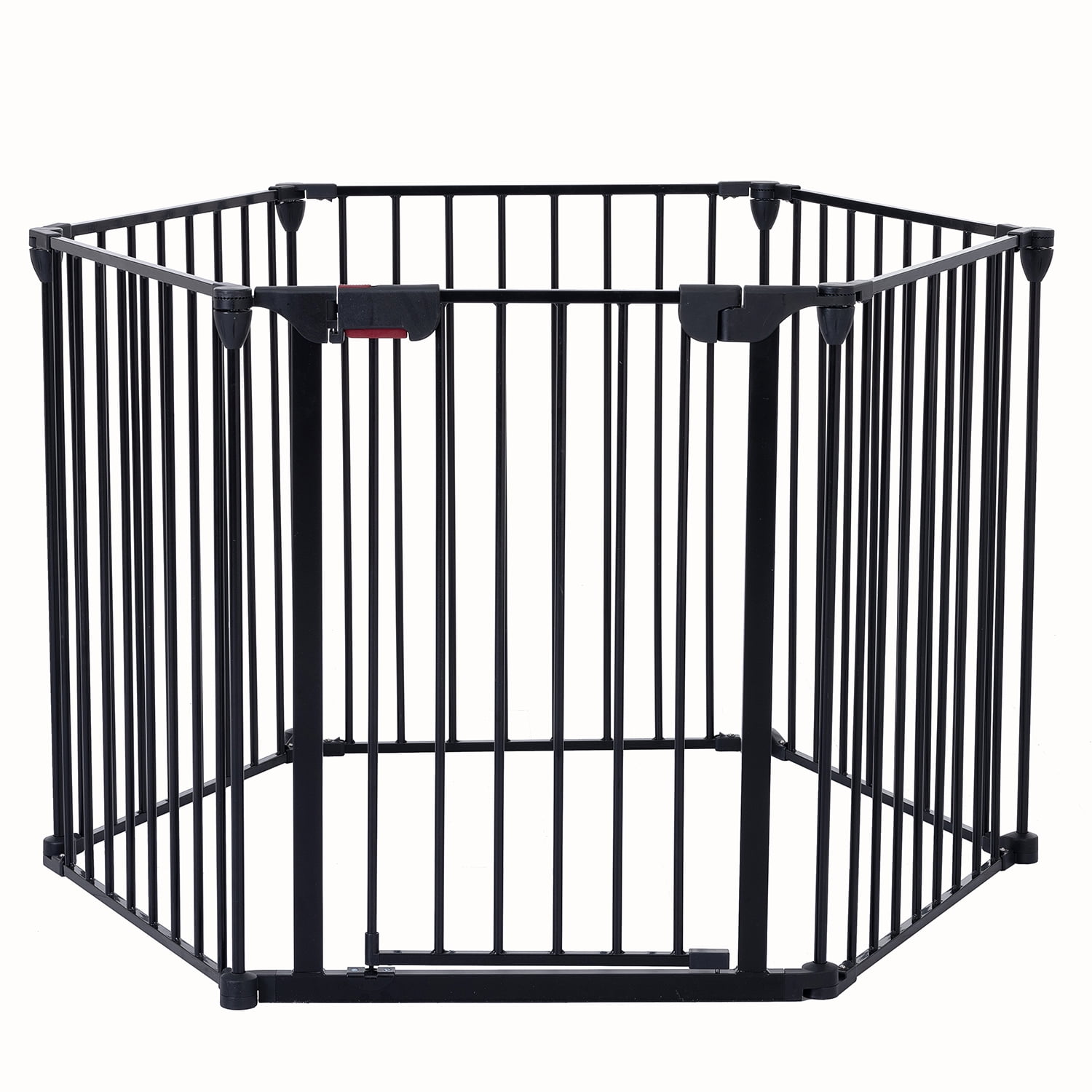 Pefilos 6 Panel Play Yard Dog Playpen for Multiple Sizes of Dog, Designed for Camping, Dog Fences Indoor, Black Pefilos 6 Panel Play Yard Dog Playpen for Multiple Sizes of Dog, Designed for Camping, Dog Fences Indoor, Black