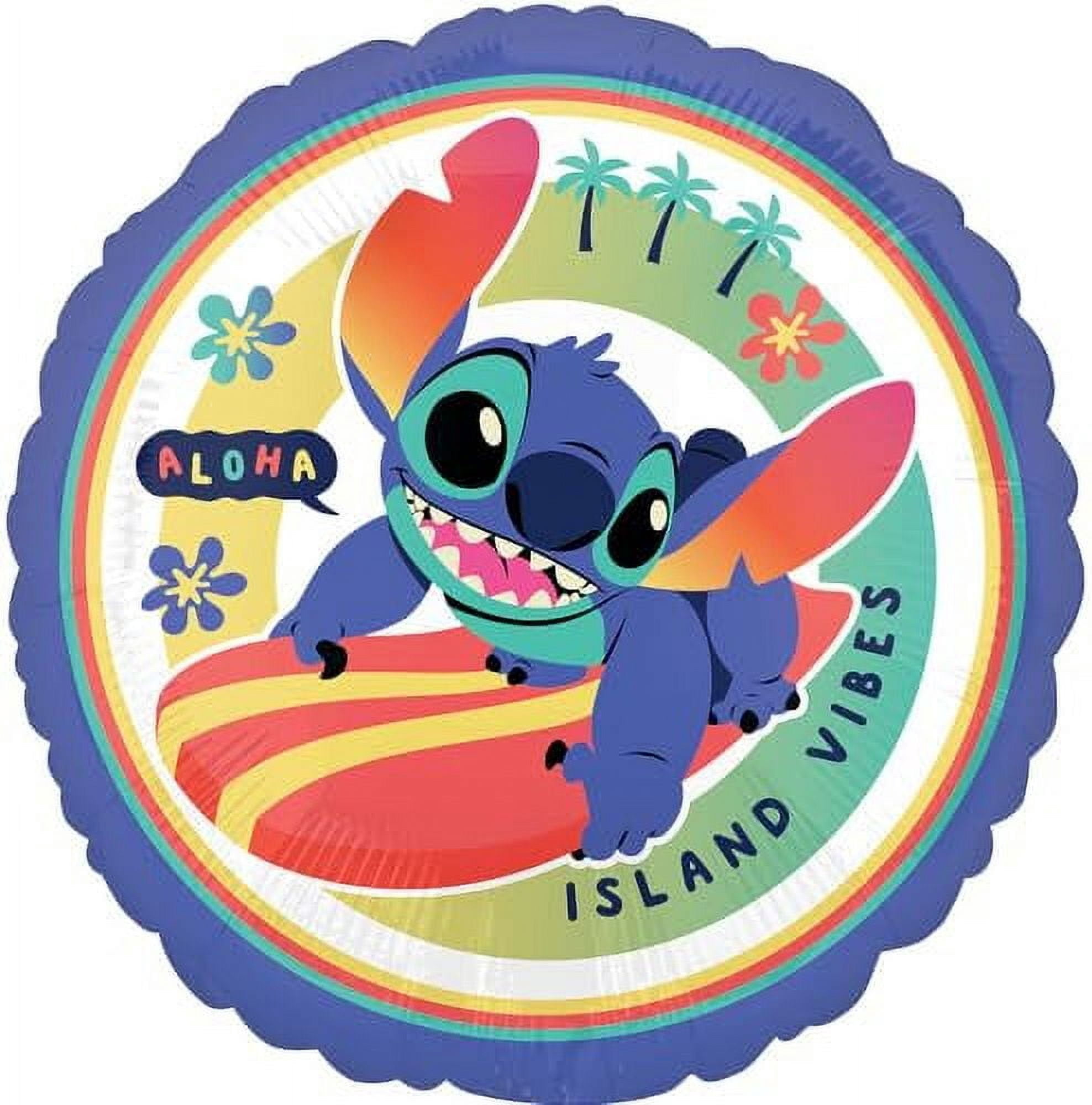 Anagram Stitch Tiki Hawaiian Theme Birthday Party Balloon Decorations 11pc