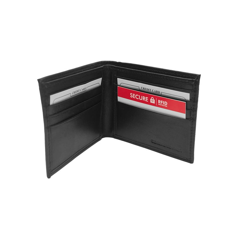 Black Fire Dept Maltese Cross Money Holder Mens Slim Leather Credit Card Wallet Black Fire Dept Maltese Cross Money Holder Mens Slim Leather Credit Card Wallet
