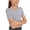 Light Gray, variant on XEGLSBU Girls Short Sleeve Shirts Size 7 Warm Girls Ribbed Knit Short Sleeve Crewneck Tee Soft Casual Basic Top for Toddler Wear White Size 7-8 Years