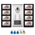 thumbnail image 1 of AMOCAM 8 Units Apartment Intercom System, Video Intercom Video Door Phone Kit, HD Camera 7" Monitor with RFID keyfobs Unlock for 8 Household or Office, 1 of 5