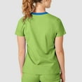 thumbnail image 2 of Wink WonderFLEX Women's Verity V-Neck Scrub Top, Green Apple, 3X, 2 of 6