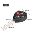 thumbnail image 1 of Replacement Car Key, Car Key Fob Key Shell, Key, Remote Key Key Fob Shell Key Shell Case, For Car Key, 1 of 8