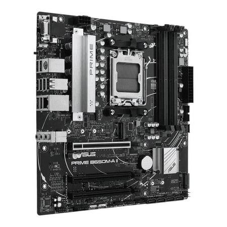 UPC: 0197105025547 | ASUS PRIME B650M-A II-CSM Micro-ATX commercial motherboard  DDR5 6400+(OC)  PCIe 5.0 M.2 support  Realtek 2.5Gb Ethernet  DisplayPort  VGA  HDMI  SATA 6 Gbps  USB 3.2 Gen 2 ports  front USB 3.2 Gen 1