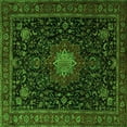 thumbnail image 1 of Ahgly Company Indoor Square Medallion Green Traditional Area Rugs, 3' Square, 1 of 1