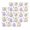 White, variant on Easter Colorful Eggs Kitchen Dish Towels for Drying Dishes Set of 3, Spring Flowers Leaves Country Plants Yellow Waffle Weave Microfiber Hand Tea Bathroom Towels Quick Dry & Absorbent Towel 15.7x23.6