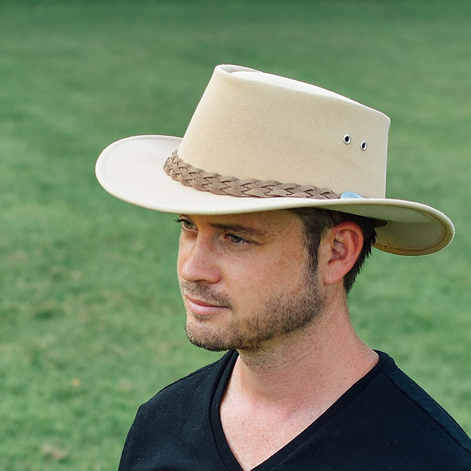 Aussie Chiller Original Outback Bushie Cooling Hat With Soak Me Design