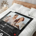 thumbnail image 4 of Custom Blanket with Picture Personalized Spotify Music Cover Gifts for Boyfriend Girlfriend, Anniversary Memorial Photos Gifts for Him Her Couple, Customized Christmas Valentines Day Birthday Gifts, 4 of 6