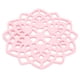 thumbnail image 4 of Utensilios de cocina, estera de mesa rosa, estera hueca para tazas, posavasos, rendimiento finamente sintonizado, 4 of 9