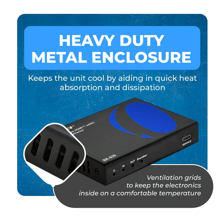 OREI 8K Audio Extractor with ARC/eARC output for Dolby Atmos and