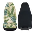 thumbnail image 6 of XYZCANDO Leaves Pattern Vehicle Seat Protector for Man Easy to Install Car Seat Covers Stretchy Auto Interior Decor, for Van SUV Sedan, 6 of 10