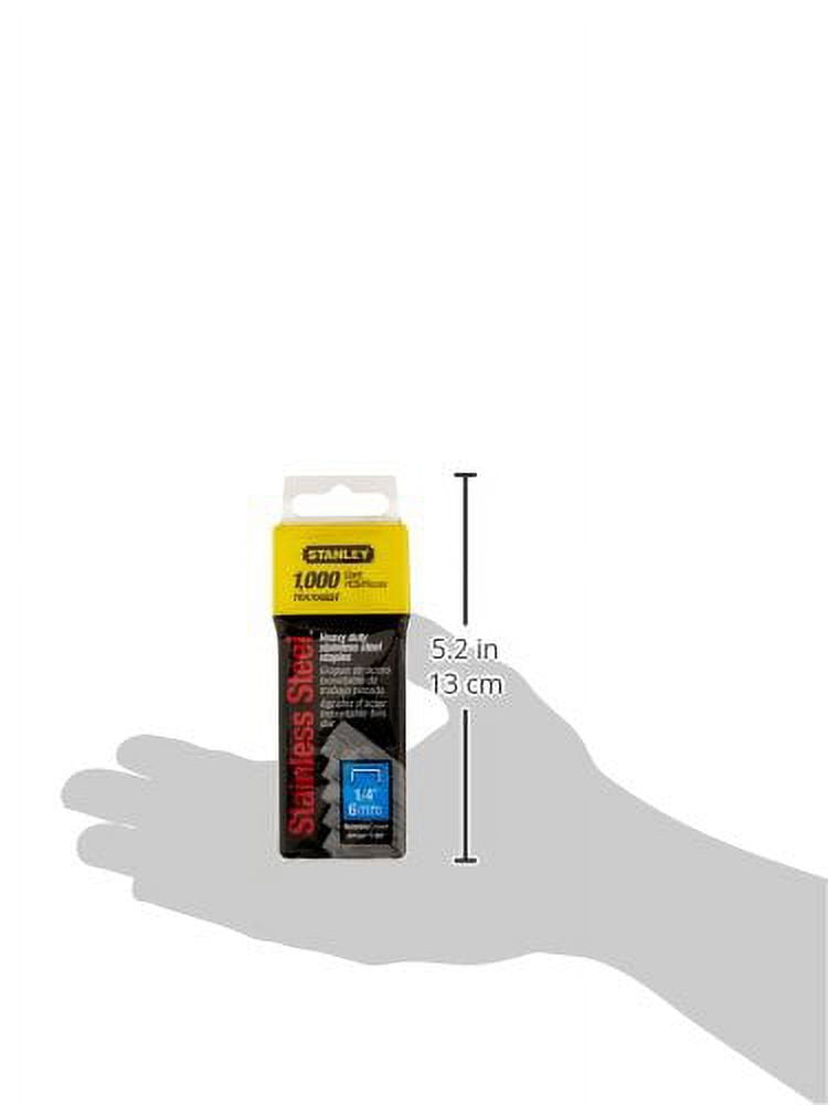 Stanley TRA704SST 0.42 in. Stainless Steel Narrow Crown Staples