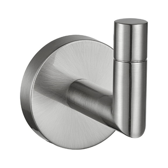 Design House 558338 Graz Robe Hook for Bathroom Bedroom Closet Kitchen or Office Satin Nickel