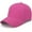 Hot Pink, variant on Cotton Plain Solid Color Baseball Hat for Men & Women,Adjustable Breathable Flex Fit Baseball Caps, Sports Cap for Running Workouts and Fitted Hats for Outdoor Sports All Seasons Grey One Size