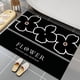 thumbnail image 3 of Alfombrilla de baño con estampado de letras simples, superabsorbente, antideslizante, para entrada, baño, sala de estar, alfombrillas de diatomeas, 3 of 5