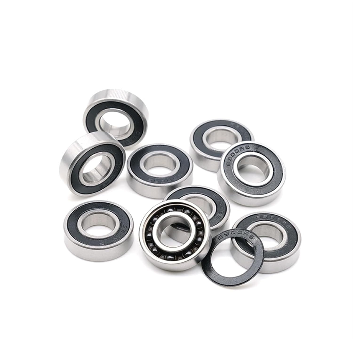 Bimetal Seal Shield Micro deep Groove Bearing 1pcs 6900-2RS 10x22x6mm ABEC-7 Hybrid Ceramic Ball Bearings