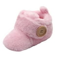 thumbnail image 4 of 1 par de bonitos zapatos para bebés y niños, suela suave, cálidos, para antes de caminar en invierno. 9-15 meses, 4 of 9