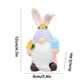thumbnail image 3 of IumwxzGarden Statue de Gnome Mini Figurine en Résine Réaliste Fabriquée à la Main Toutes Saisons Résistante au Soleil Extérieur Intérieur Décorative de Collection Cadeau Unique Plantes Bureau Bureau Maison 1 Pce, 3 of 5
