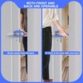 thumbnail image 5 of 3 Pcs Cat Door Holder Latch, Flex Latch Cat Door Stopper with Adjustable Strap 2.5-6" Wide, Alternative Fast Latch Strap Let Cats in and Keeps Dogs Out of Litter & Food and Safe Baby Proof (Blue), 5 of 7