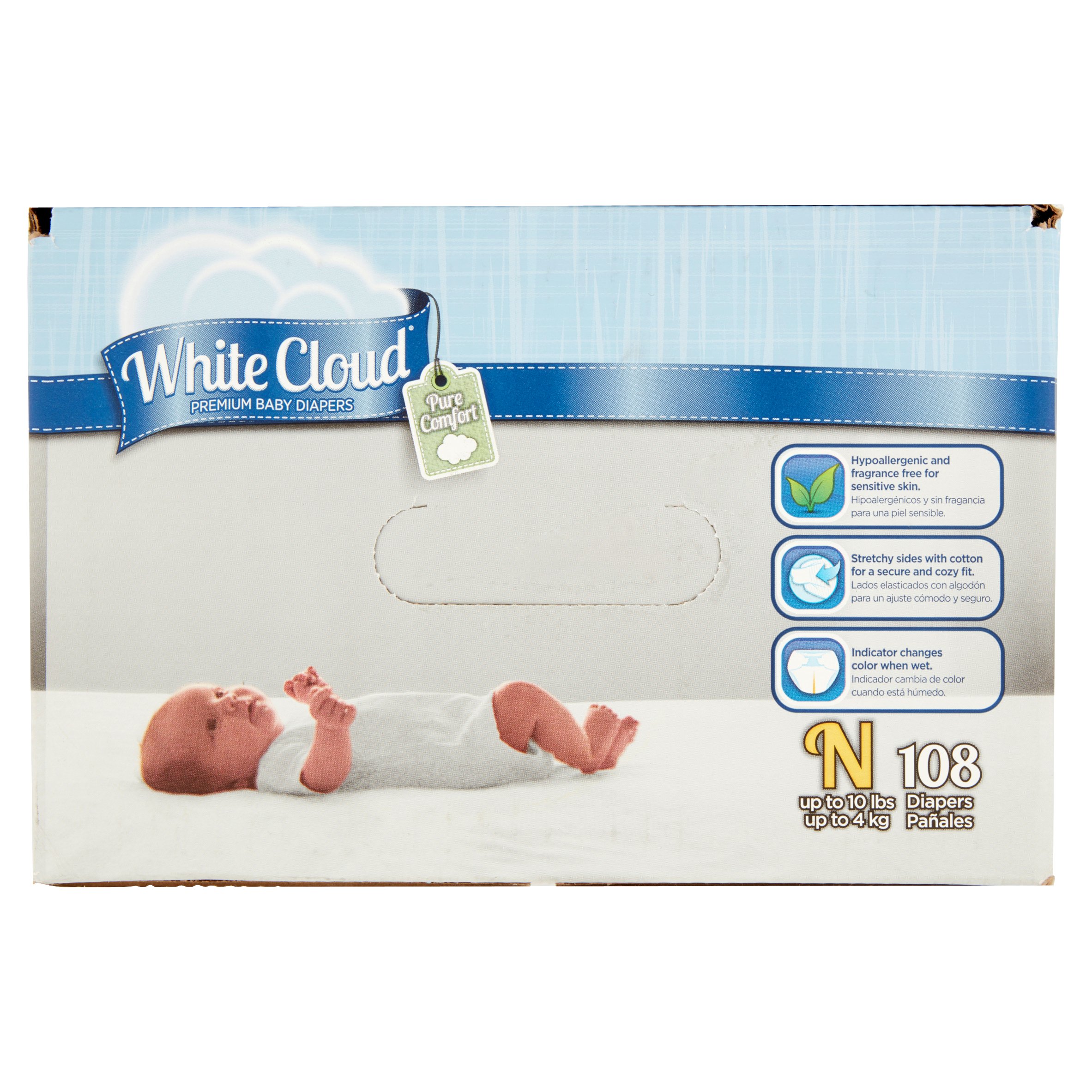 White Cloud Diaper Club Box, Newborn,108 ct - image 3 of 5