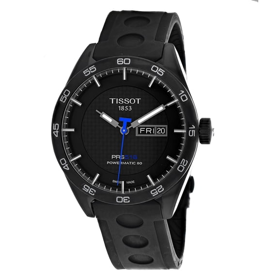 Tissot Men's Powermatic 80 Black Dial Watch - T1004303720100