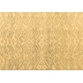 thumbnail image 1 of Ahgly Company Indoor Rectangle Abstract Brown Modern Area Rugs, 4' x 6', 1 of 4