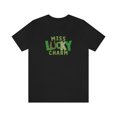 thumbnail image 2 of Miss Lucky Charm Irish St Patrick's Day Unisex Jersey Short Sleeve Tee, 2 of 7